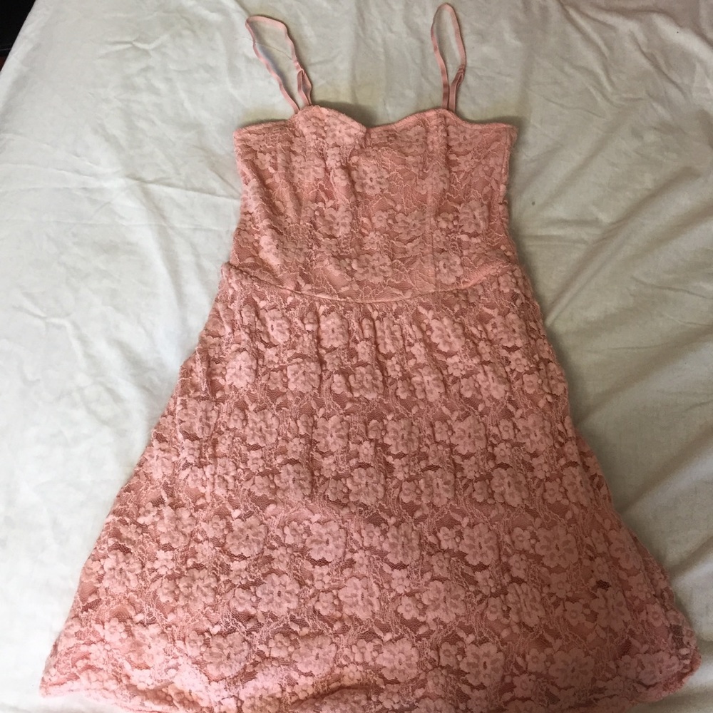 Pink Garage Lace Dress